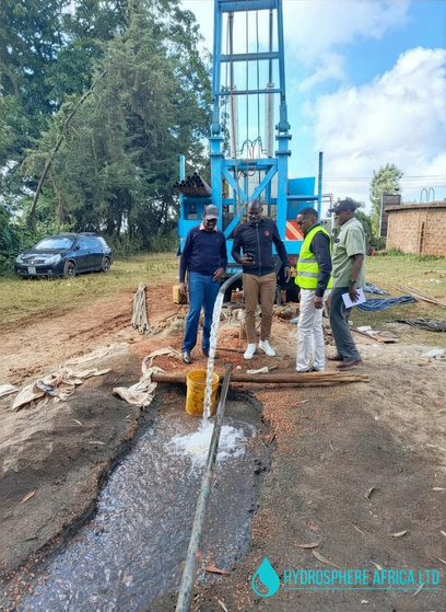 Borehole development and test pumping